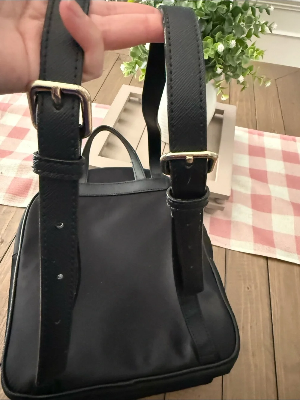 Kate Spade Wilson Road Bradley backpack in black nylon